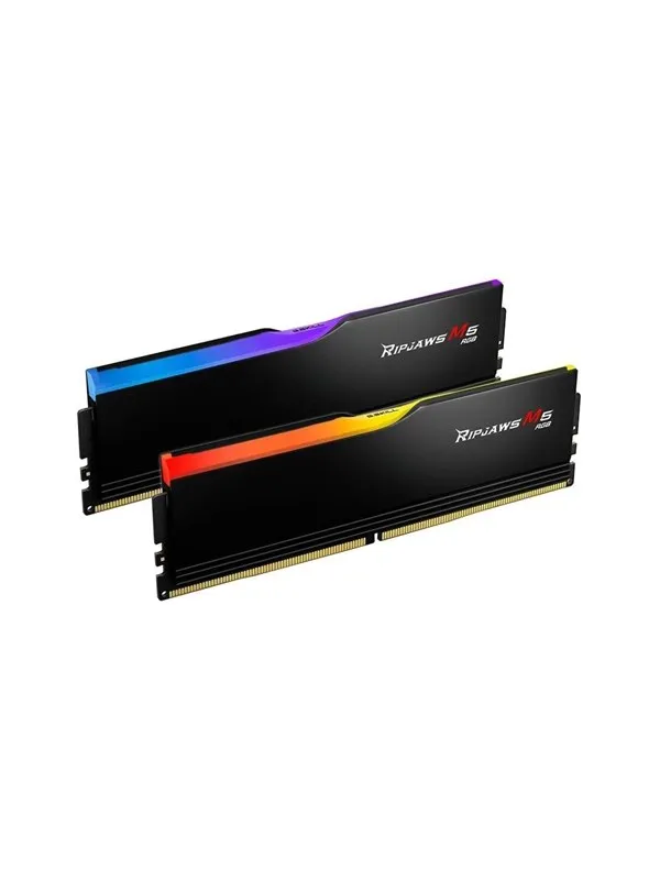 G.Skill Ripjaws M5 RGB DDR5-6400 - 32GB - CL32 - Dual Channel (2 pcs) - Intel XMP - Svart med RGB