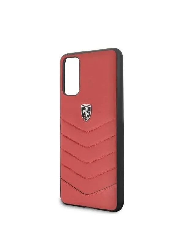 Ferrari Heritage Quilted Case for Samsung Galaxy S20 - Red