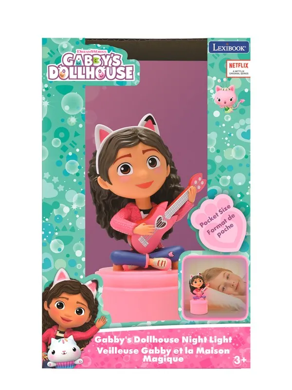 Gabby's Dollhouse Gabby's Doll House Character Night Light, Nattlampe