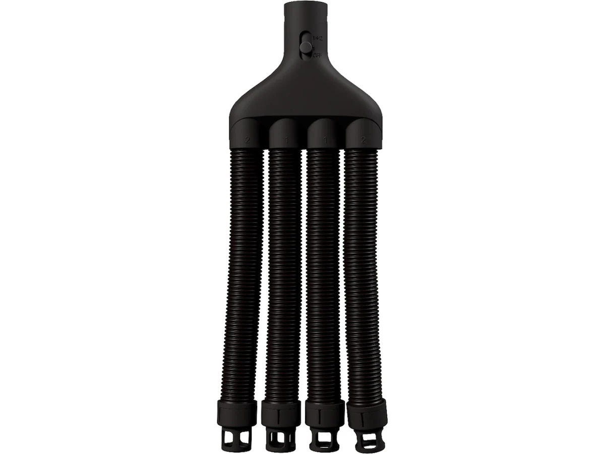 Hedgehog Squid 4 slangadapter (sort)