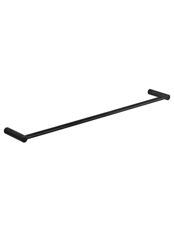 Pressalit towel rail single matte black