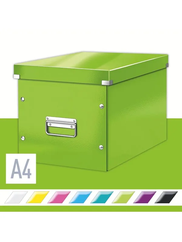Leitz Oppbevaringsboks Click & Store Kube  WOW Large Grønn