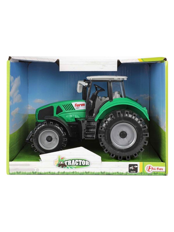 Toi-Toys - Tractor with Friction Green 19cm
