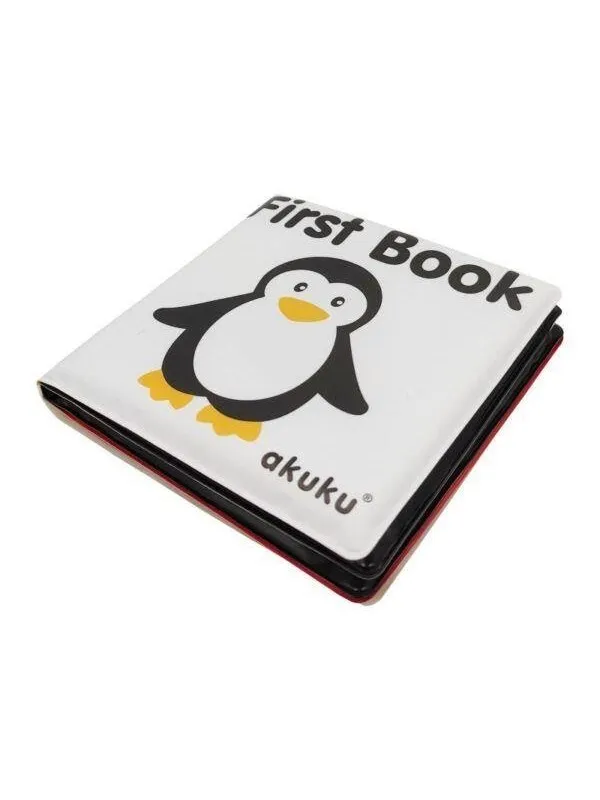 Akuku First book soft bath book with squeaker