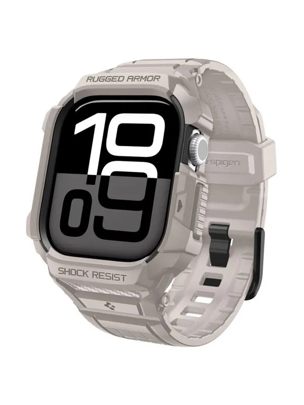 Spigen Rugged Armor Pro V2 Apple Watch Strap (46mm) - Beige