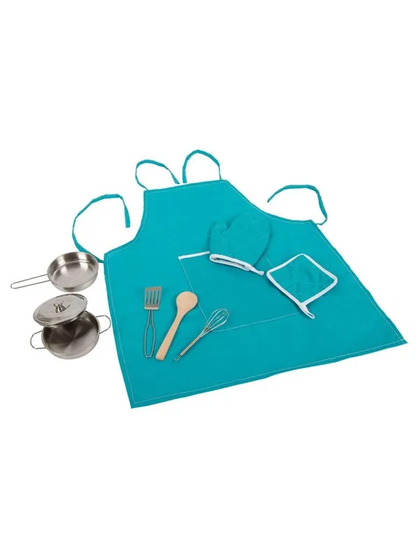 Small Foot - Play Cooking Set with Apron 9 pcs.