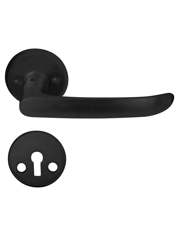 Home>it Door Handle With L-handle Matte Black