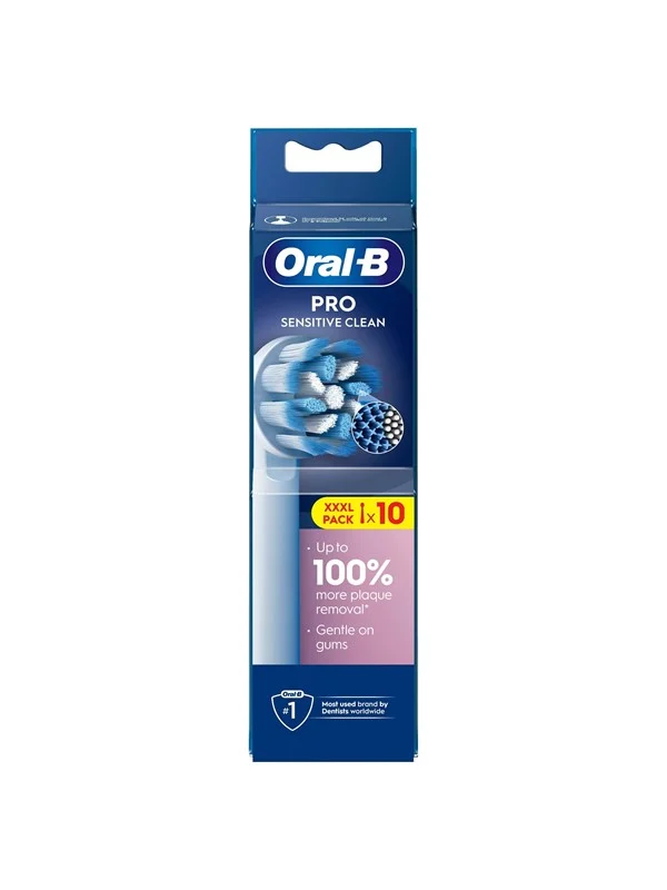 Oral-B Børstehoder Sensitive Clean & Care - 10 pcs