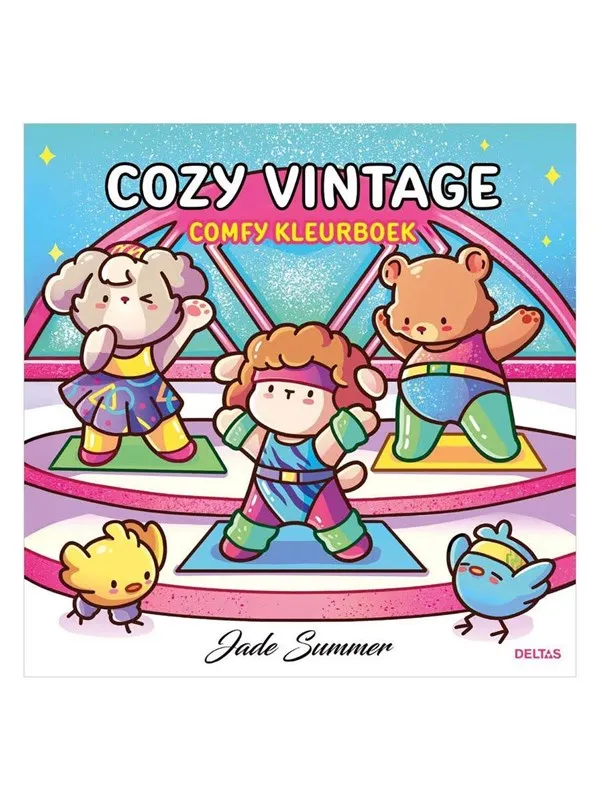 Deltas Cozy Vintage A Cozy Coloring Book