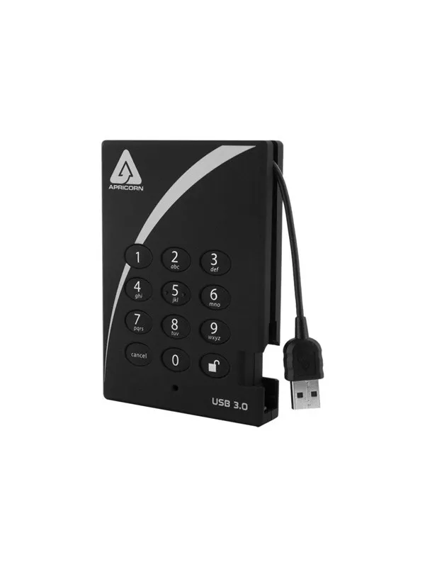 Apricorn Aegis Padlock 3.0 - Ekstern Harddisk - 1TB