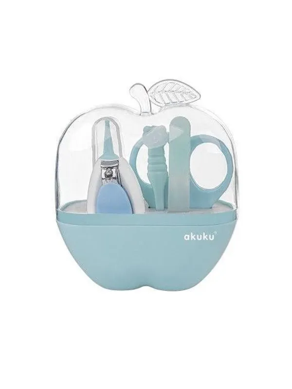 Akuku Baby care set APPLE CASE BLUE