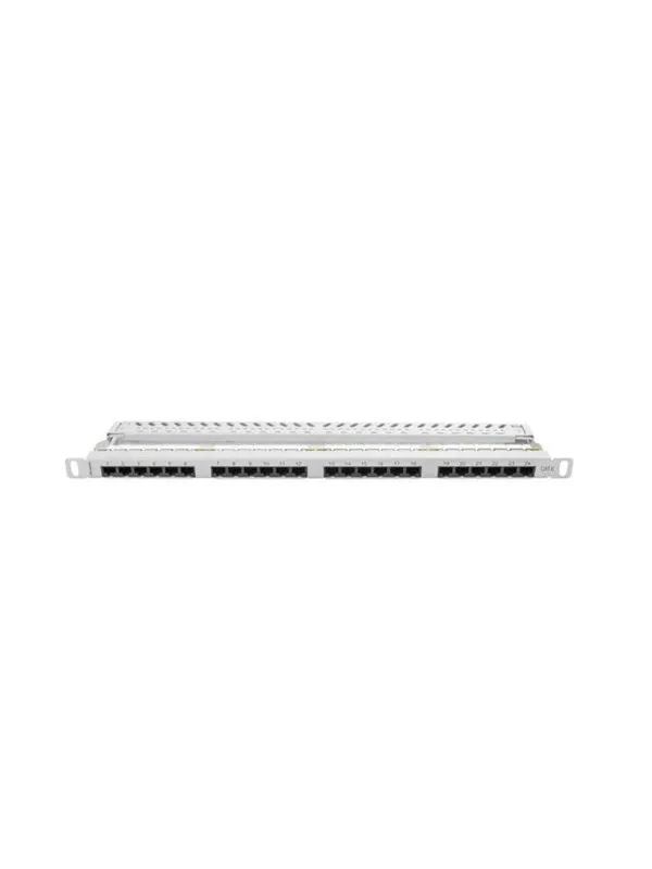 Lanberg PPU6-0024-S Patch Panel 24-Port 0.5U 19" CAT6 UTP Grey
