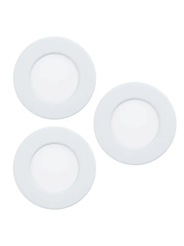 EGLO FUEVA 6 INNEBYGD. SETT Ø88 CCT 3X3,7W 1350LM HVIT