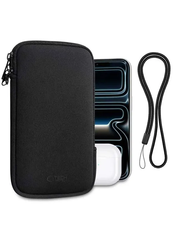 Tech-Protect SM70 case for 6.0"-7.2" smartphones - black