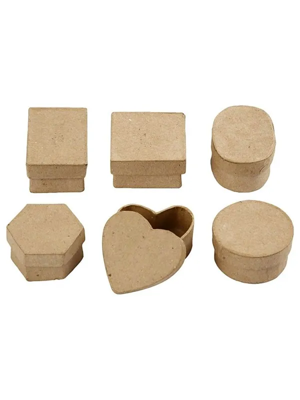 Creativ Company Storage boxes Papier maché Small 6pcs.