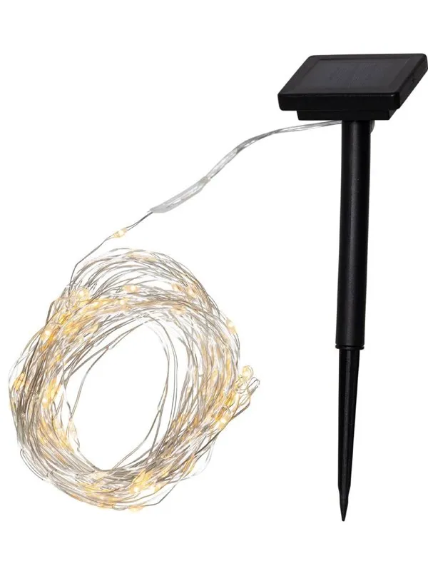 EGLO Solar light strip 19.9 meters clear