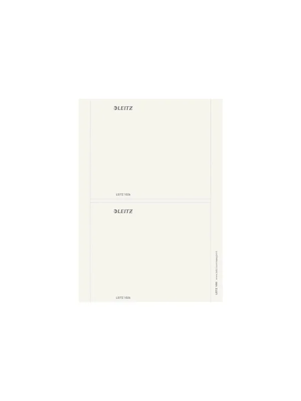Leitz - lever arch label - grey (pack of 20)