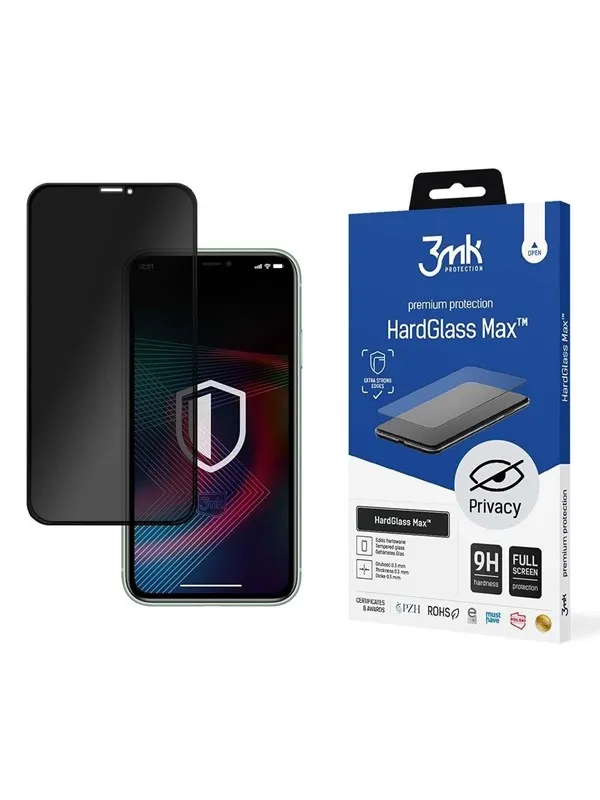 3mk 9H  HardGlass Max Privacy™ Privacy Glass for iPhone XS Max / 11 Pro Max