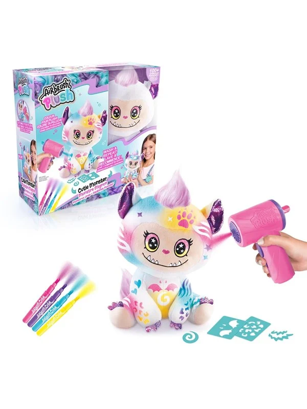 Airbrush Plush Cutie Monster 20cm