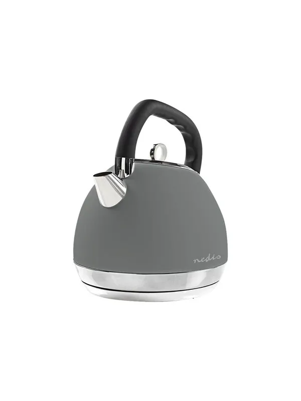 Nedis Vannkoker KAWK520EGY - kettle - grey - Grå - 2200 W
