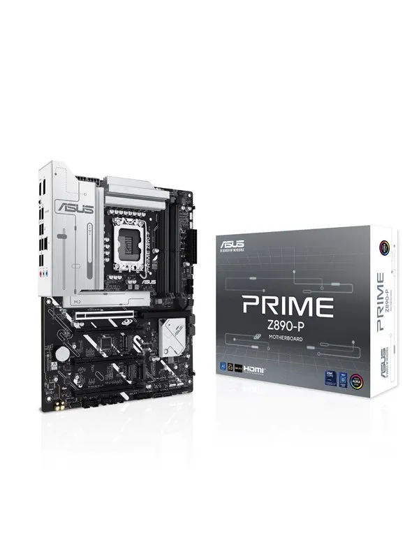 ASUS PRIME Z890-P Hovedkort - Intel Z890 - Intel LGA1851 socket - DDR5 RAM - ATX