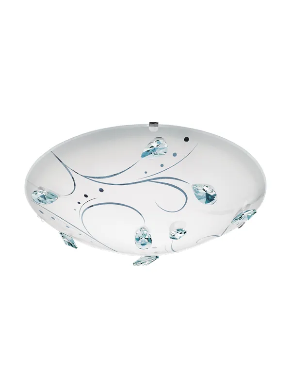 EGLO SORRENTA 1 ceiling white/crystal