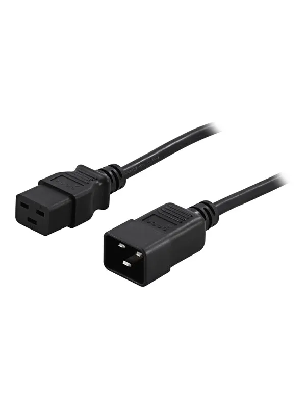 Deltaco DEL-112PA - power extension cable - IEC 60320 C19 to IEC 60320 C20 - 3 m