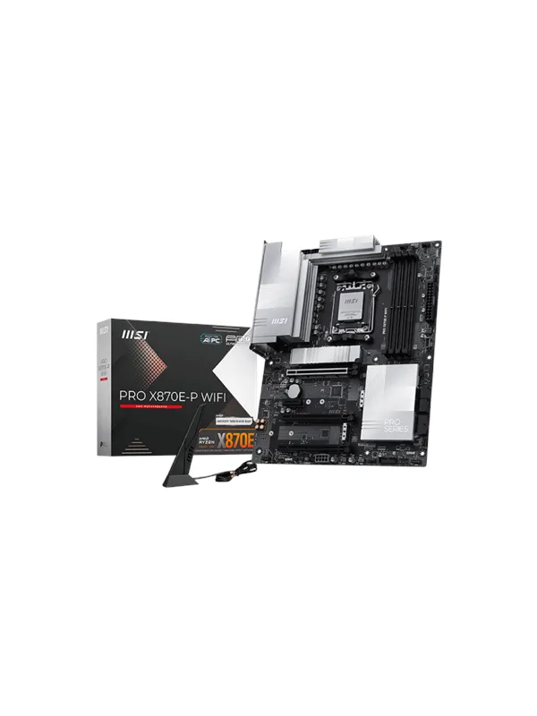 MSI PRO X870E-P WIFI Hovedkort - AMD X870E - AMD AM5 socket - DDR5 RAM - ATX