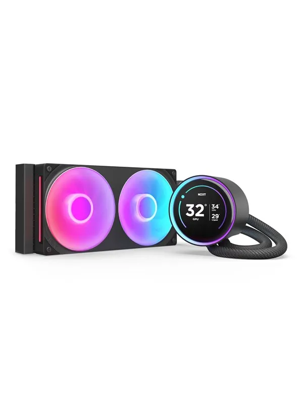 NZXT Kraken Elite RGB V2 240 (2024) - Svart med RGB-lys - CPU Vannkjøling - Max 30 dBA