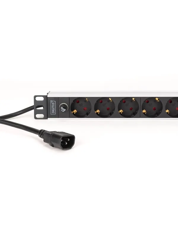 DIGITUS 9-Port - 1U - Aluminum PDU