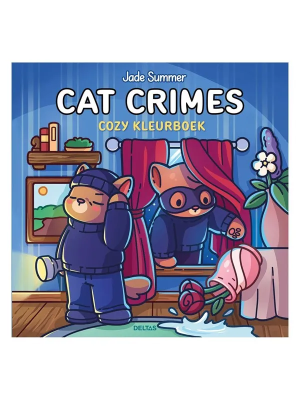 Deltas Cat Crimes - Cozy Coloring Book JadeSummer