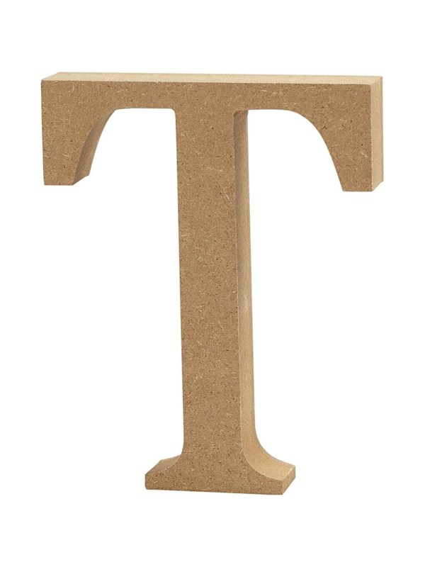 Creativ Company Letter T MDF 8cm 1pc.