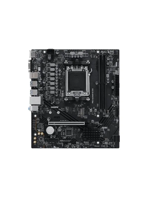 MSI PRO A620AM-B EVO - motherboard - micro ATX - Socket AM5 - AMD A620A Hovedkort - AMD A620A - AMD AM5 socket - DDR5 RAM - ATX