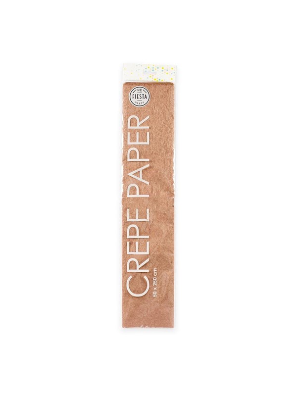 Globos - Crepe paper Rose Gold 50x250cm