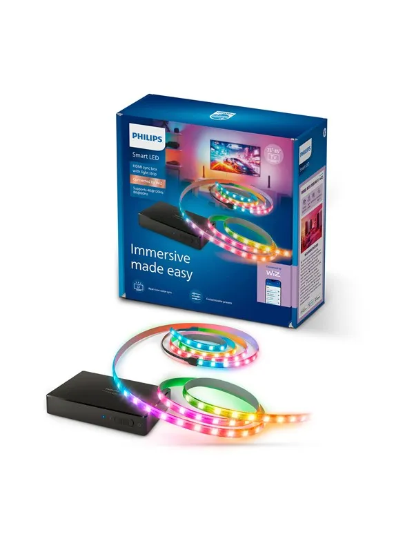 Philips Smart Lighting Sync box 2.1 med TV-lysstripe 75"-85"