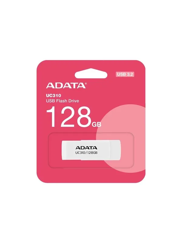 A-Data UC310 - Hvit - 128GB - Minnepenn