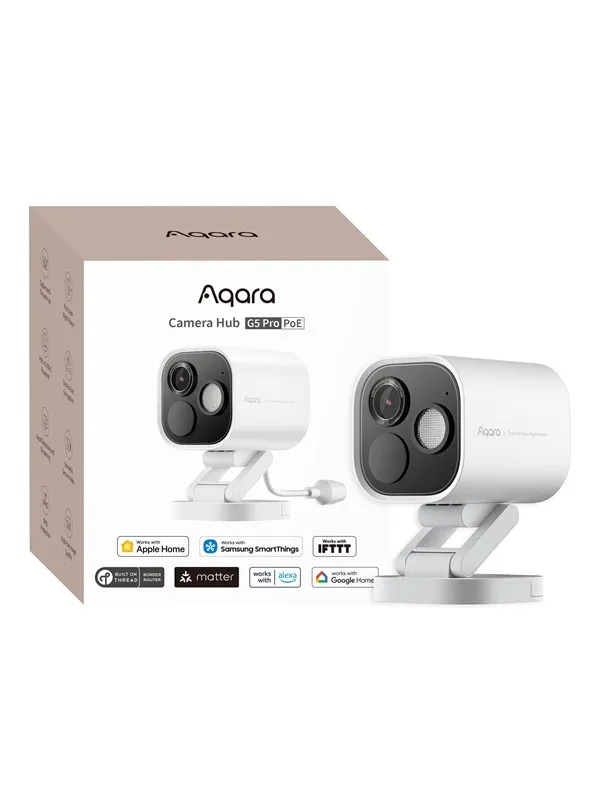 Aqara Camera Hub G5 Pro, PoE, Hvit