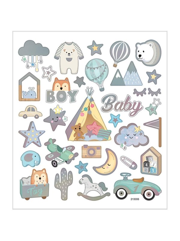 Creativ Company Stickers Baby Boy 1 Sheet