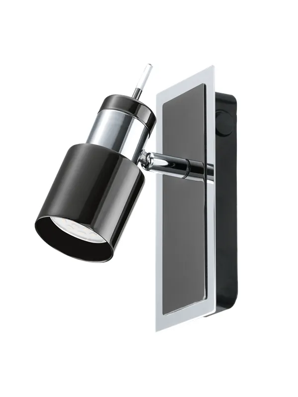 EGLO DAVIDA 1 wall lamp nickel/black