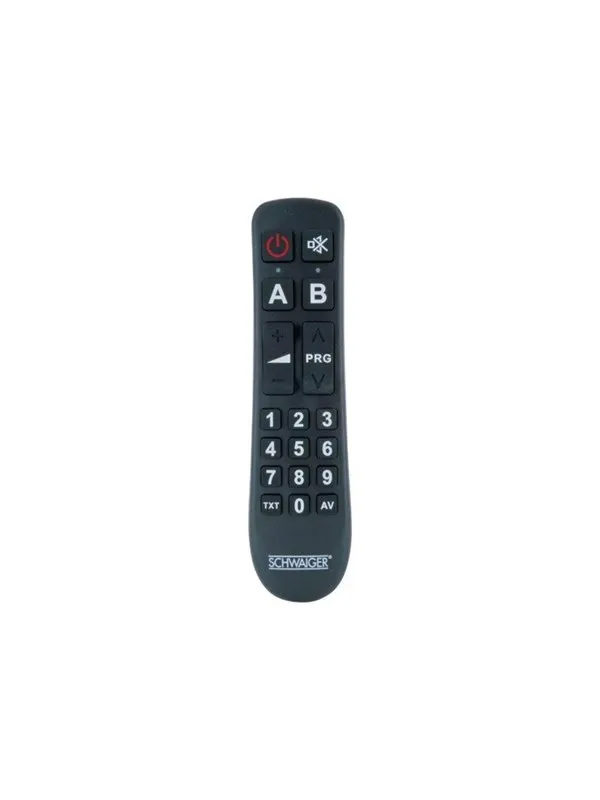 Schwaiger 2 in 1 universal remote control - black
