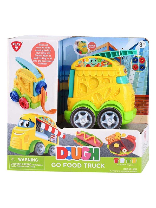 Playgo Food Truck Clay Set - 4 Clay Pots