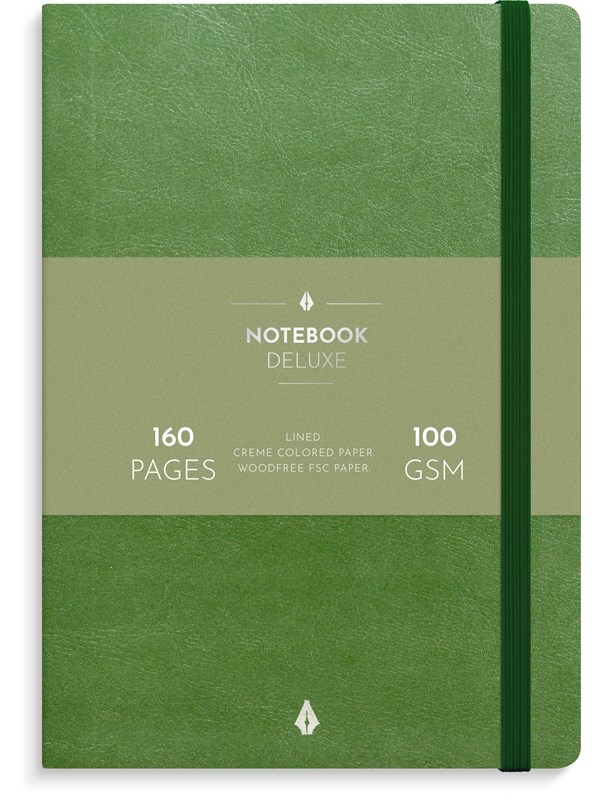 Burde Notebook Deluxe A5 green