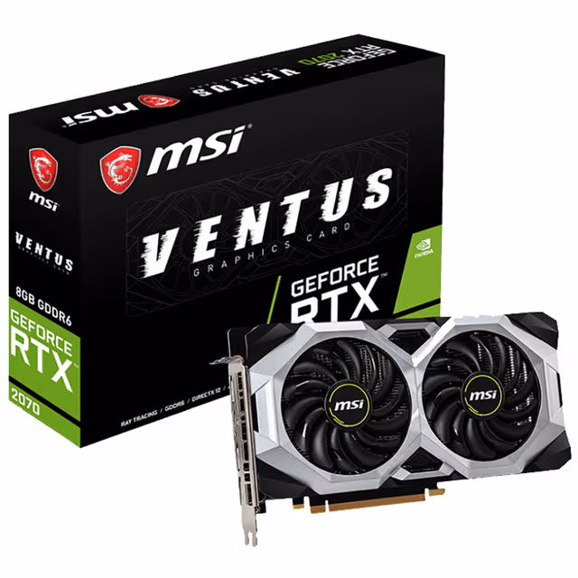 MSI GeForce RTX 2070 Ventus grafikkort 8G