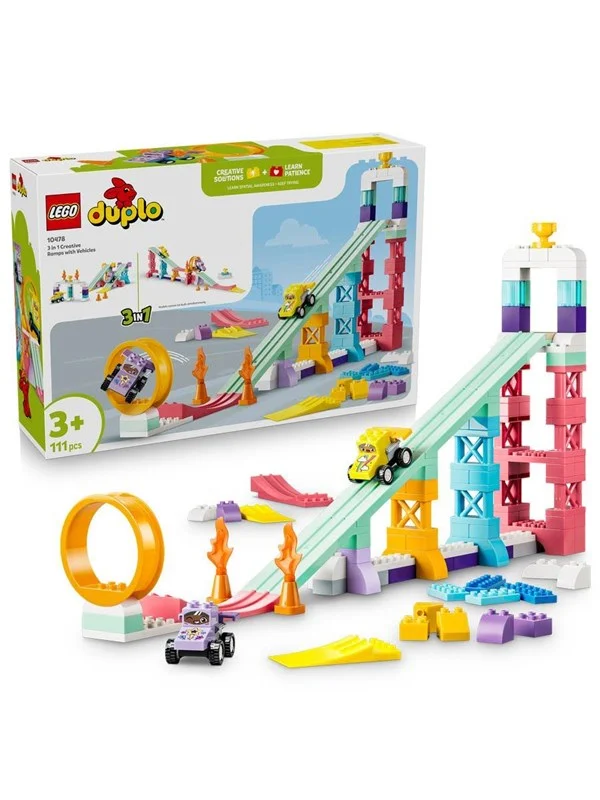 LEGO DUPLO 10478 3-i-1 Kreative ramper med biler