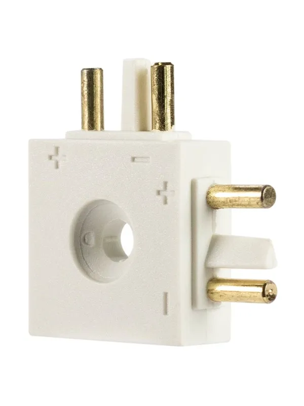 SG Armaturen Slimline l-connector mat white