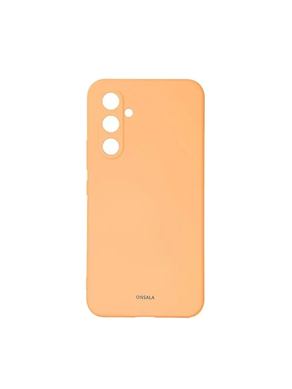 ONSALA Phone Case with Silicone Feel Apricot - Samsung A55 5G
