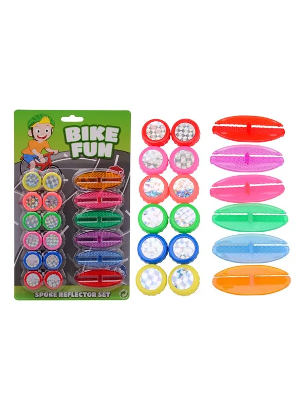 John Toy Bike Fun spokereflectors 18 pieces