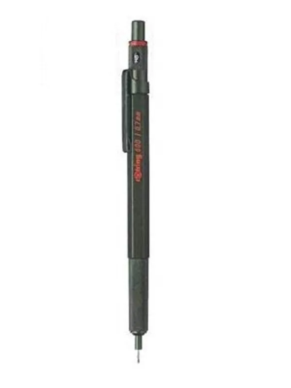 Rotring rOtring 6 Ballpoint Pen | Medium Point | Black Ink | Green Barrel with Non-Slip Knurled Grip | Refillable