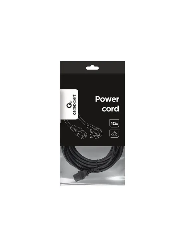 Gembird PC-186-VDE-10M - power cable - power CEE 7/7 to power IEC 60320 C13 - 10 m