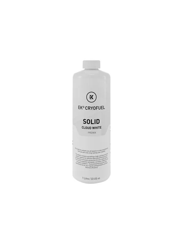 EK Water Blocks EK-CryoFuel Solid Cloud White (Premix 1000mL)